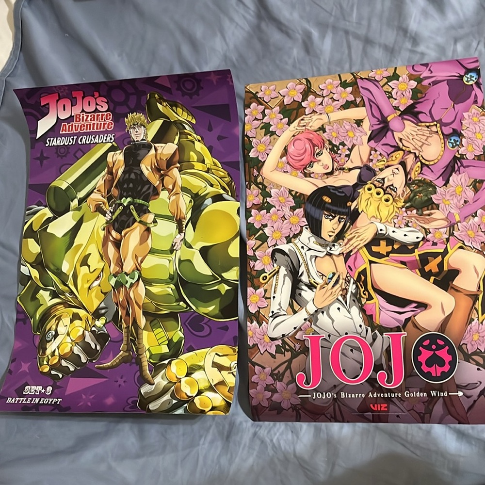 JOJOs Bizarre Adventure Poster BOTH NEW + World Anime card. 2017 - 2023